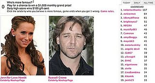 Play Celebrity Faceoff, Win $1000!